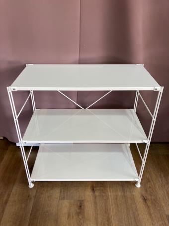 無印良品 (ムジルシリョウヒン) スチールユニットシェルフ ライトグレー