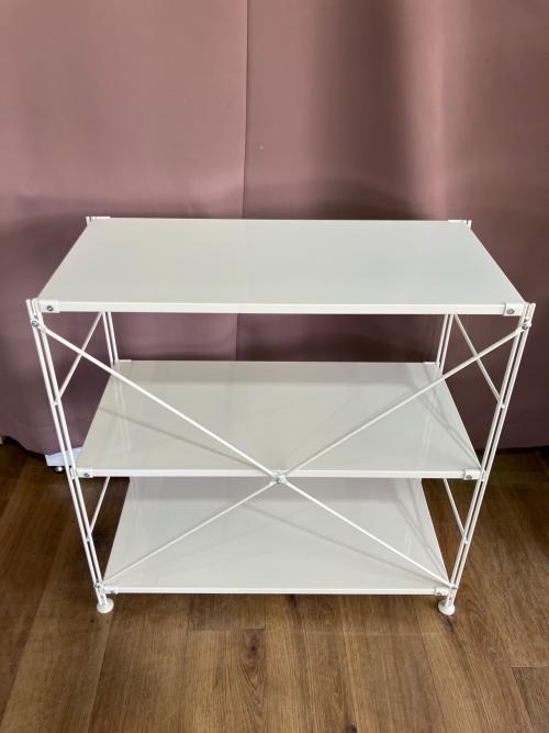 無印良品 (ムジルシリョウヒン) スチールユニットシェルフ ライトグレー