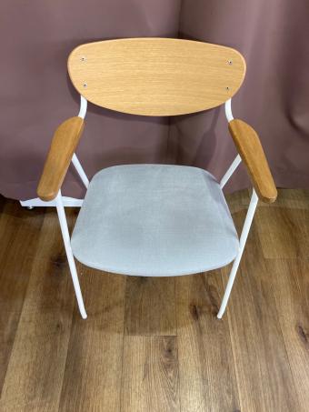 IDEE (イデー) アームチェアー 216 グレー×ナチュラル×ホワイト DJANGO