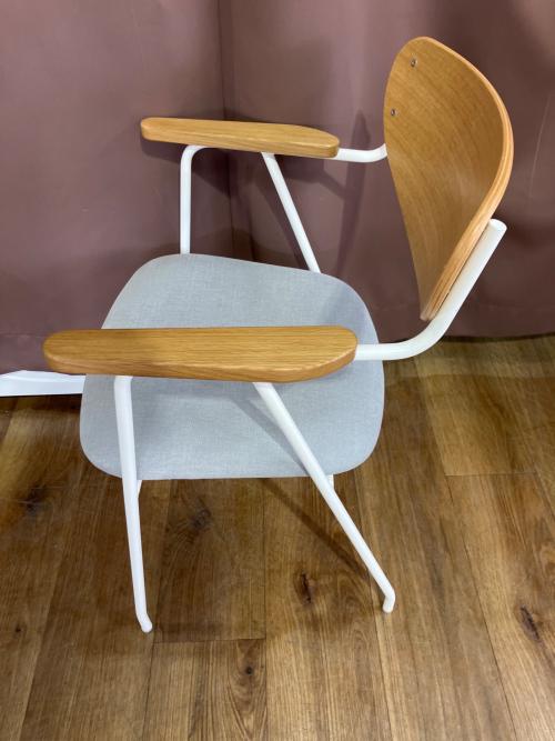 IDEE (イデー) アームチェアー 216 グレー×ナチュラル×ホワイト DJANGO