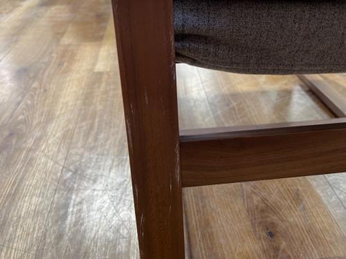 無印良品 (ムジルシリョウヒン) 1人掛けソファー 82598537 別売りカバー・アームレスト付属 グレー×ブラウン