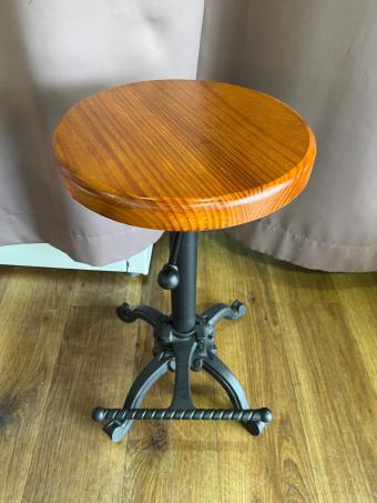DULTON (ダルトン) スツール S245-86ABK ブラウン×ブラック BAR STOOL ANTIQUE BLACK