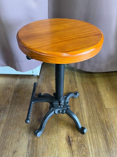DULTON (ダルトン) スツール S245-86ABK ブラウン×ブラック BAR STOOL ANTIQUE BLACK