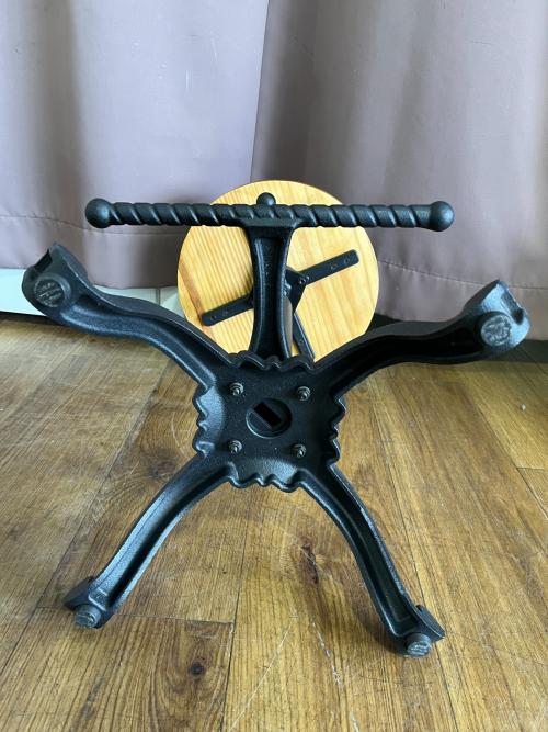 DULTON (ダルトン) スツール S245-86ABK ブラウン×ブラック BAR STOOL ANTIQUE BLACK