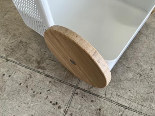 IKEA (イケア) キャリーワゴン ホワイト×ナチュラル・廃盤品 DAJLIEN