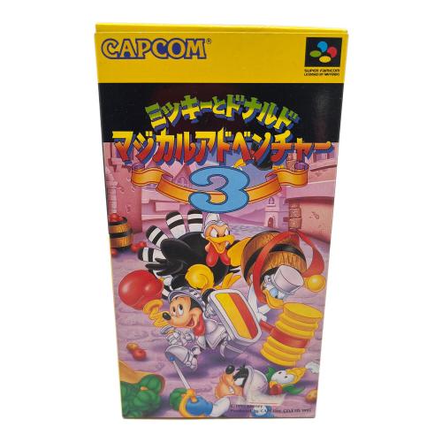 ミッキーとドナルド マジカルアドベンチャー3 スーパーファミコン用ソフト -　カプコン