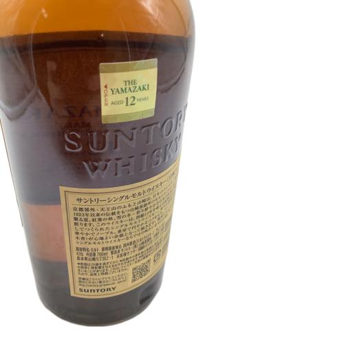 サントリー 山崎 ジャパニーズウィスキー 12年 700ml