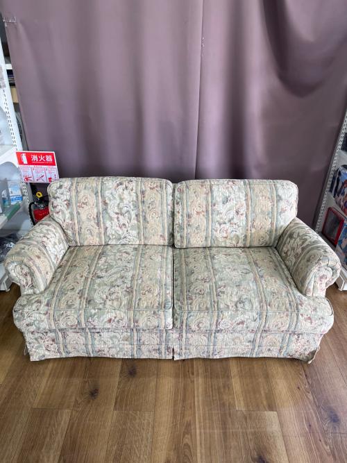 MARUNI (マルニ) 2人掛けソファー 4593 総柄 @ ベージュ 地中海シリーズ モナコ