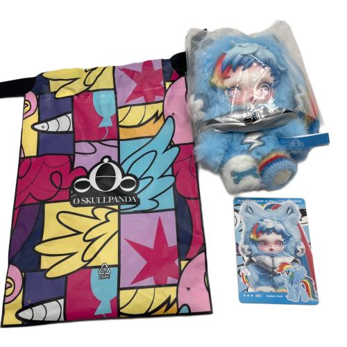 POP MART (ポップマート) レインボーダッシュ フィギュア Image of Reality SKULLPANDA×My Little Pony