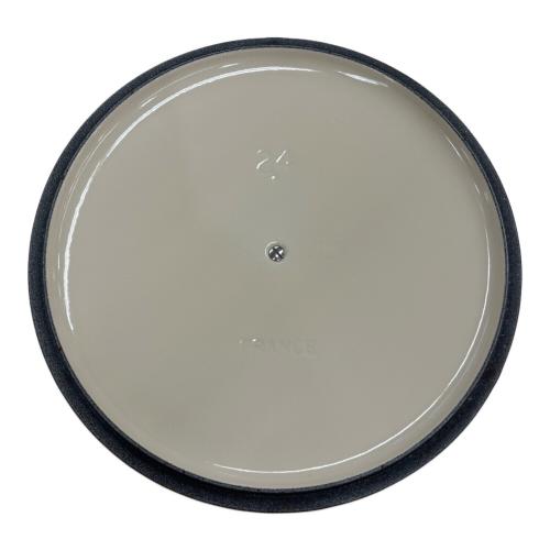 LE CREUSET (ルクルーゼ) 両手鍋 オレンジ ココット・ロンド 24cm