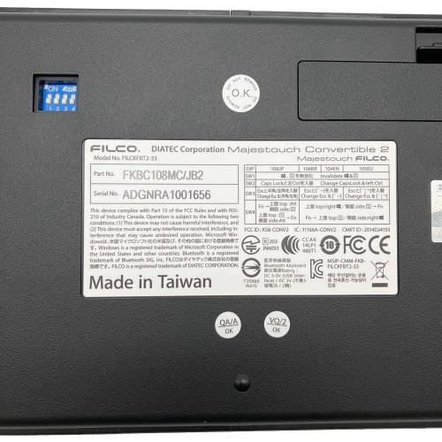 FILCO (フィルコ) キーボード Majestouch Convertible 2 FILCKBT2-33