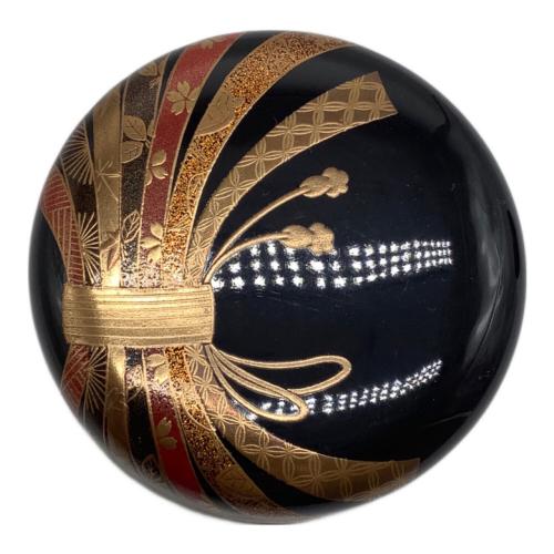 茶器 山中塗　尉斗蒔絵 大棗　坂下雄峰