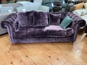 DURESTA (デュレスタ) 3人掛けソファー パープル Connaught
