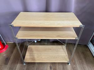 無印良品 (ムジルシリョウヒン) シェルフ ナチュラル ステンレスユニットシェルフ
