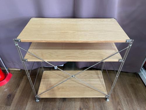 無印良品 (ムジルシリョウヒン) シェルフ ナチュラル ステンレスユニットシェルフ