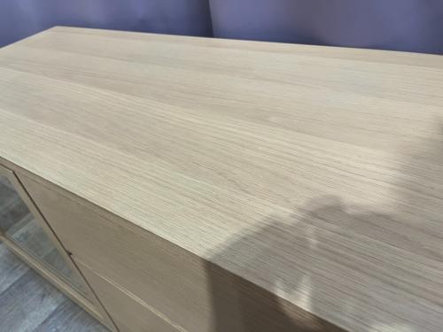 無印良品 (ムジルシリョウヒン) テレビボード 幅:約110㎝ ナチュラル　オーク材