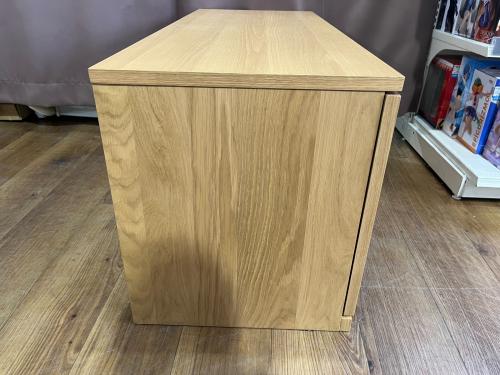 無印良品 (ムジルシリョウヒン) テレビボード 幅:約110㎝ ナチュラル　オーク材