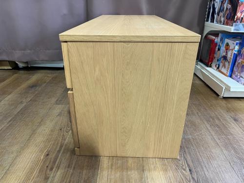 無印良品 (ムジルシリョウヒン) テレビボード 幅:約110㎝ ナチュラル　オーク材