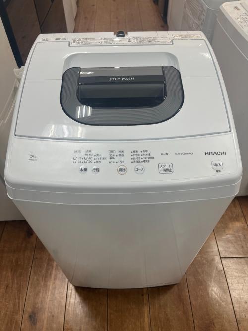 HITACHI (ヒタチ) 全自動洗濯機 NW-50J 2024年製 ｸﾘｰﾆﾝｸﾞ済