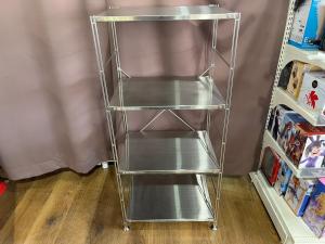 無印良品 (ムジルシリョウヒン) ユニットシェルフ シルバー ステンレスユニットシェルフ