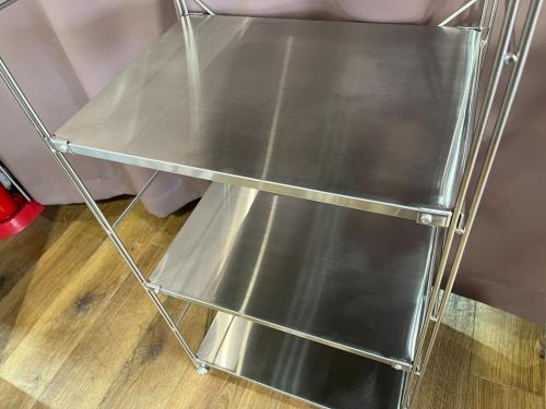 無印良品 (ムジルシリョウヒン) ユニットシェルフ シルバー ステンレスユニットシェルフ