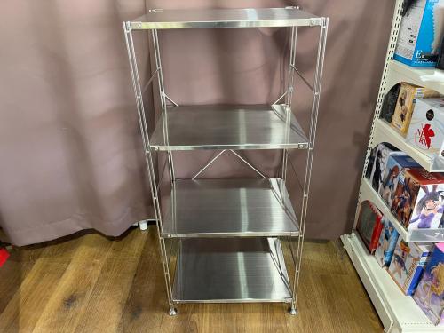 無印良品 (ムジルシリョウヒン) ユニットシェルフ シルバー ステンレスユニットシェルフ