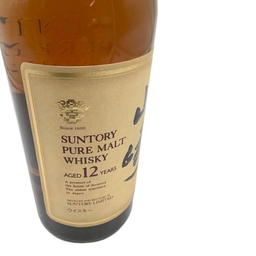 サントリー 山崎 ウィスキー ピュアモルト 12年 華マーク 750ml