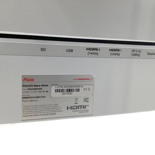 PIXIO (ピクシオ) ゲーミングモニター PXC278WAVEW 27インチ