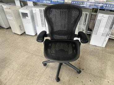 【 美品 】ハーマンミラー　アーロンチェア リマスタード ライト AER1B22PWZSSG1G1G1BBBK23103　動作良好　HermanMiller　オフィスチェア Herman Miller (ハーマンミラー) アーロンチェア