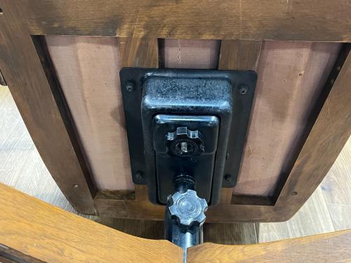 karimoku (カリモク) ワークチェアー オールドカリモク ワインレッド×ブラウン コロニアル