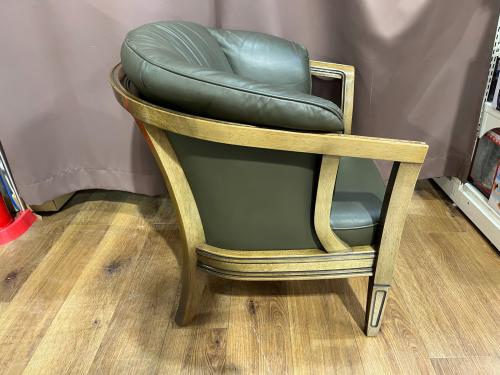 MARNI (マルニ) 1人掛けソファー シャルル オリーブ 地中海ロイヤル