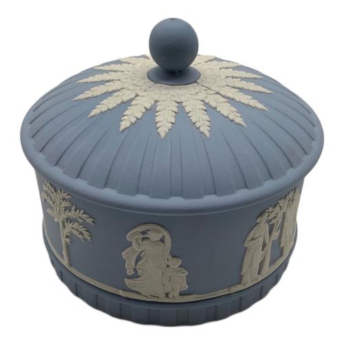 Wedgwood (ウェッジウッド) 小物入れ ジャスパー キャンディーポット ペールブルー