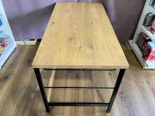 EASY LIFE (イージーライフ) デスク WFT-1 幅:約140㎝ ブラウン×ブラック WORK DESK
