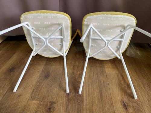 IDEE (イデー) ダイニング3点セット TAMPT TABLE/FERRET CHAIR White frame　伸縮式