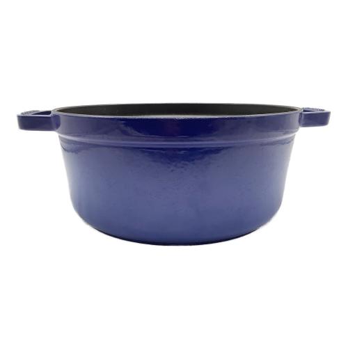 Staub (ストウブ) 両手鍋 SIZE 24cm ブルー ストウブ ピコ・ココット