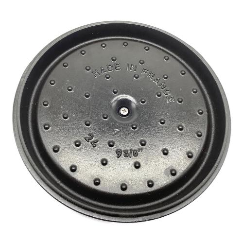 Staub (ストウブ) 両手鍋 SIZE 24cm ブルー ストウブ ピコ・ココット