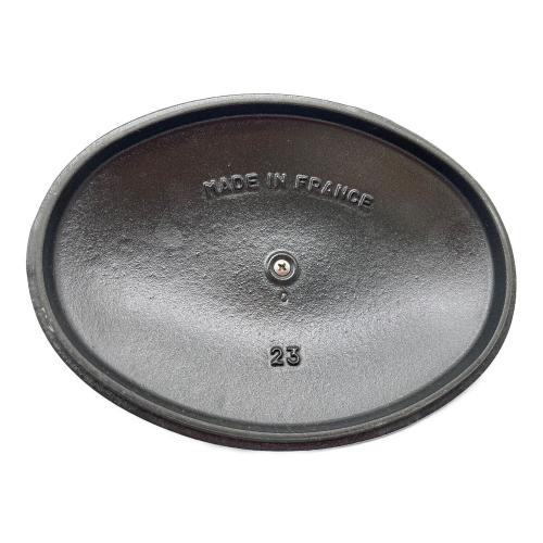 Staub (ストウブ) オーバルホットプレート サックスブルー サイズ:23