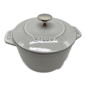 Staub (ストウブ) ラ・ココット de GOHAN グレー 16cm