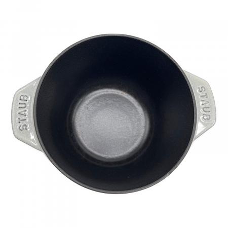 Staub (ストウブ) ラ・ココット de GOHAN グレー 16cm｜トレファクONLINE