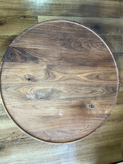 ローテーブル 幅:約84㎝ ブラウン SPAGO Circle Table