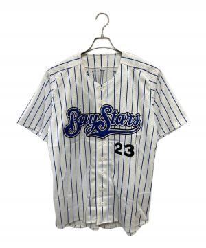 横浜DeNAベイスターズ (ヨコハマディーエヌエーベイスターズ) 野球ユニフォーム ホワイト×ブルー サイズ:L