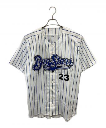 横浜DeNAベイスターズ (ヨコハマディーエヌエーベイスターズ) 野球ユニフォーム ホワイト×ブルー サイズ:L