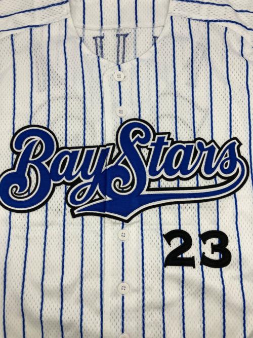 横浜DeNAベイスターズ (ヨコハマディーエヌエーベイスターズ) 野球ユニフォーム ホワイト×ブルー サイズ:L