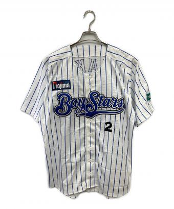 横浜DeNAベイスターズ (ヨコハマディーエヌエーベイスターズ) 野球ユニフォーム ホワイト×ブルー サイズ:O