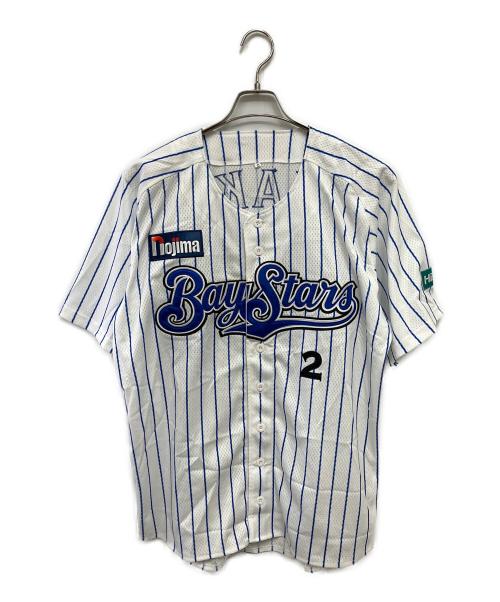 横浜DeNAベイスターズ (ヨコハマディーエヌエーベイスターズ) 野球ユニフォーム ホワイト×ブルー サイズ:O