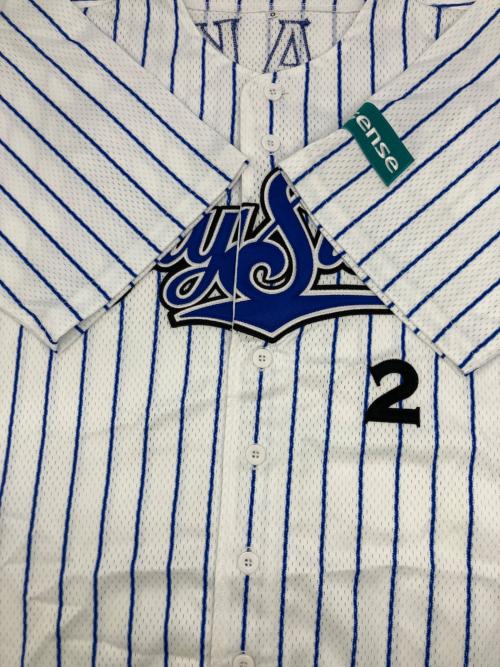 横浜DeNAベイスターズ (ヨコハマディーエヌエーベイスターズ) 野球ユニフォーム ホワイト×ブルー サイズ:O