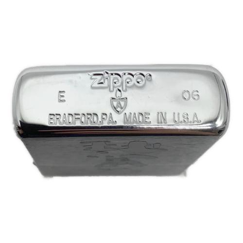 ZIPPO 2006年USA製 文字色：青　Heavy Wall Armor Case
