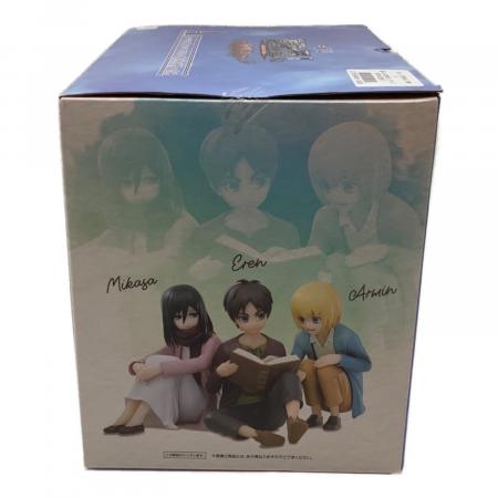 バンダイナムコ エレン＆ミカサ＆アルミン 一番くじグッズ 進撃の巨人