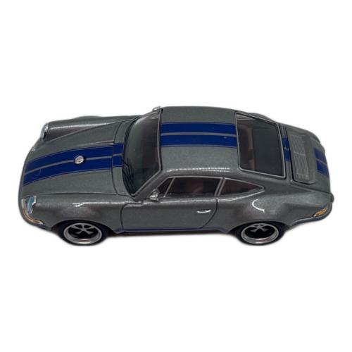 POP RACE (ポップレース) Singer 911-964 Grey/Blus ミニカー シルバーブルー・ 1/64