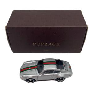 POP RACE (ポップレース) Singer 964 Metallic Grey Classic ミニカー 1/64